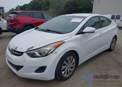 2013 Hyundai Elantra Gls из США, поврежденный, VIN 5NPDH4AE3DH184807